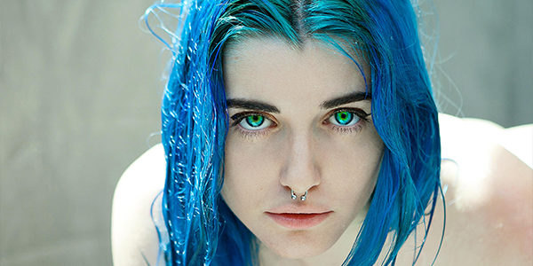 Having Blue Hair Having Blue Hair